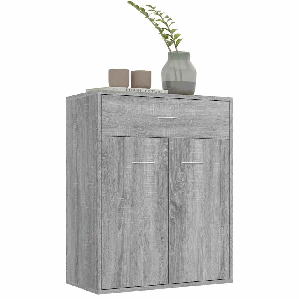 Buffet Sonoma gris 60x30x75 cm Bois d'ingénierie - XIOS