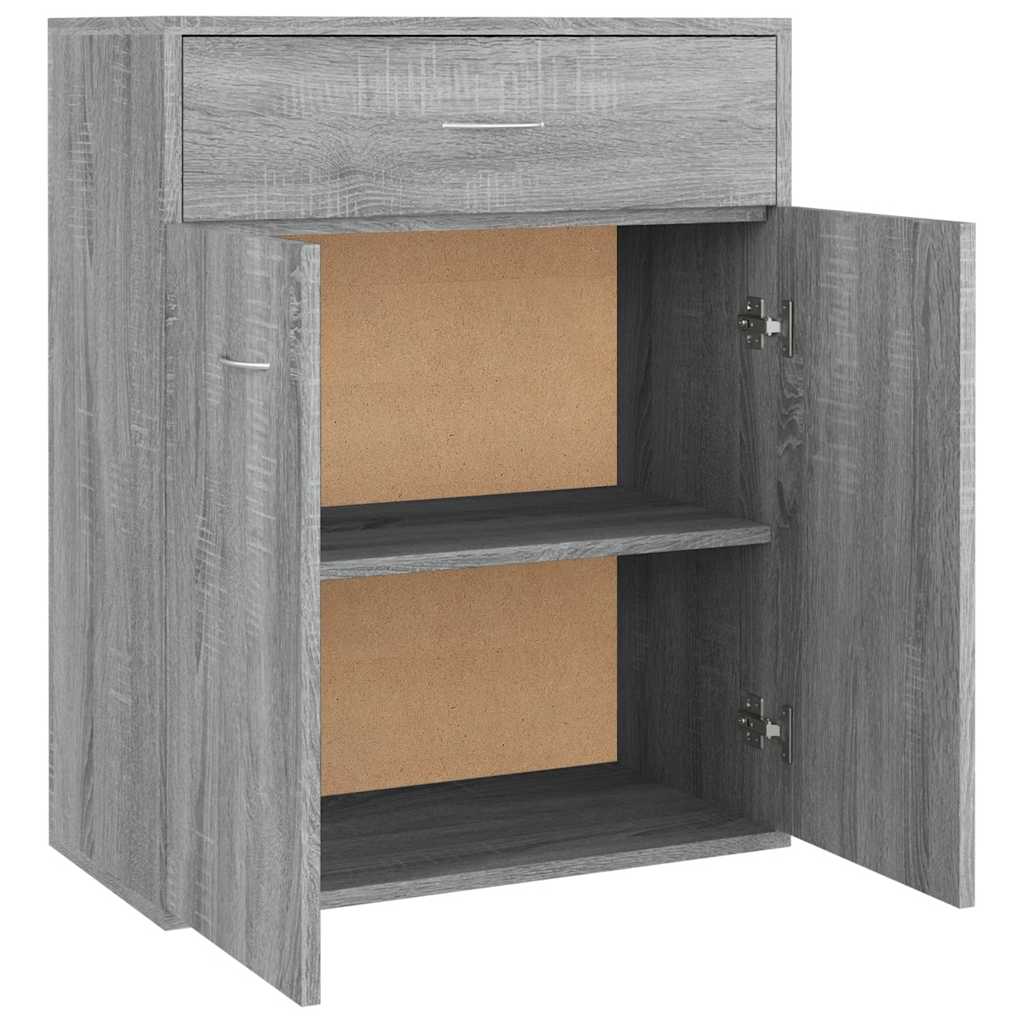 Buffet Sonoma gris 60x30x75 cm Bois d'ingénierie - XIOS