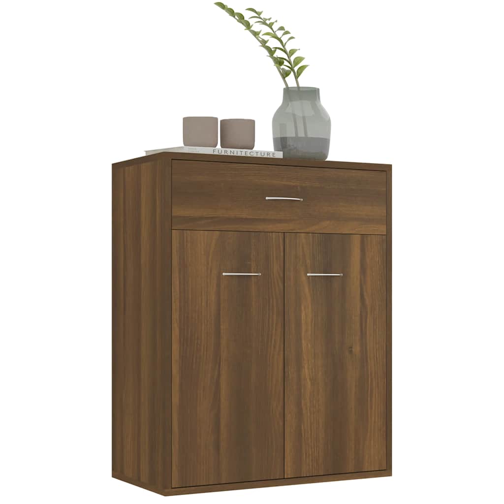 Buffet Chêne marron 60x30x75 cm Bois d'ingénierie - XIOS