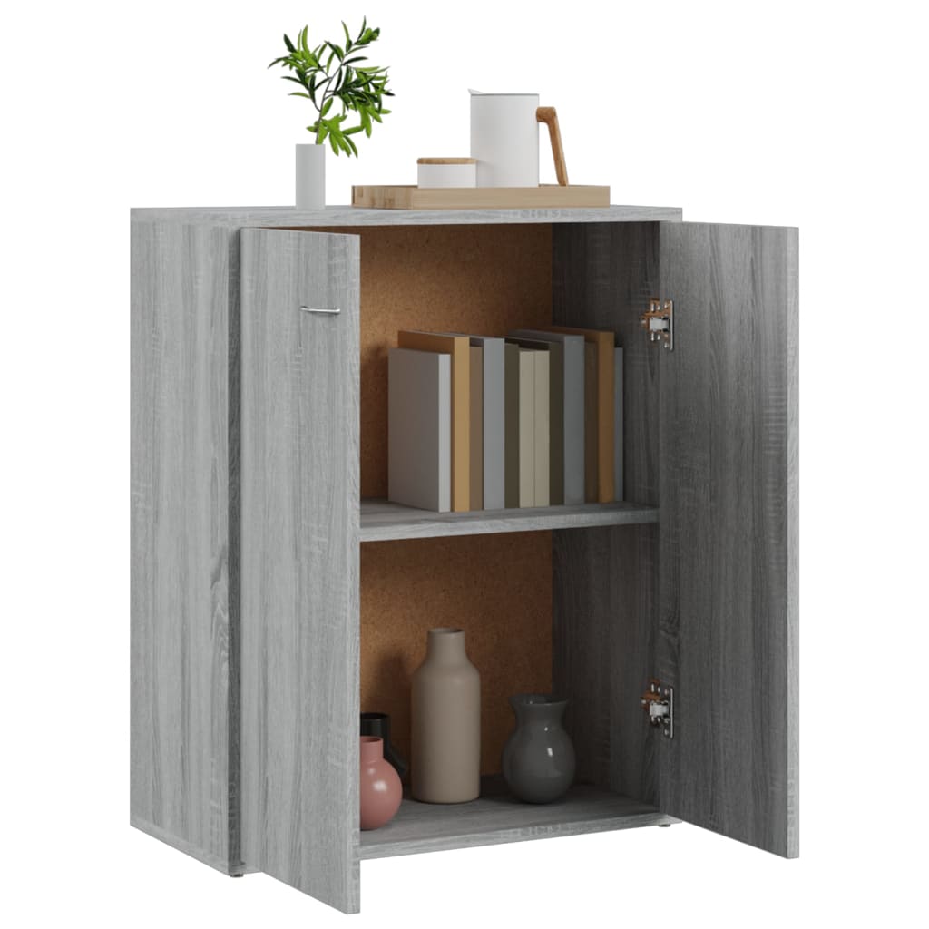 Buffet Sonoma gris 60x30x75 cm Bois d'ingénierie - XIOS