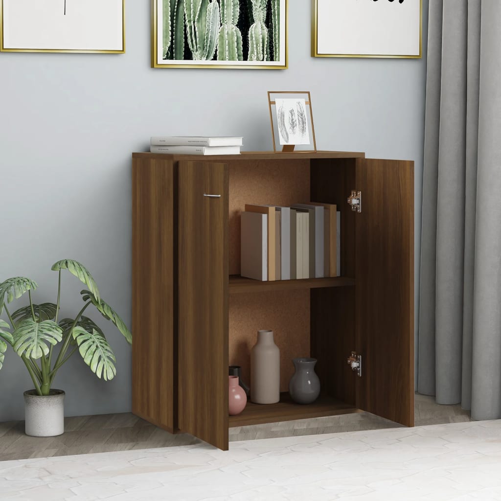 Buffet Chêne marron 60x30x75 cm Bois d'ingénierie - XIOS