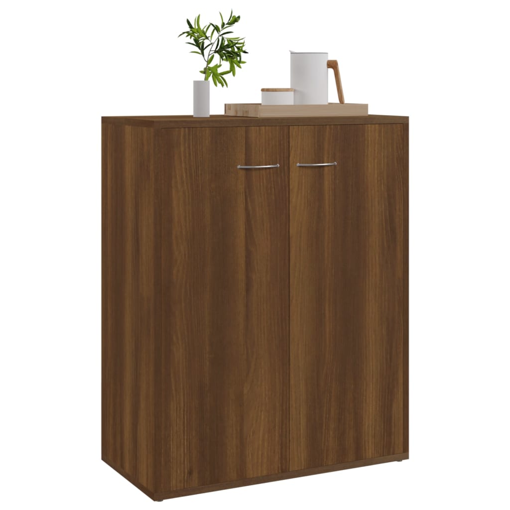 Buffet Chêne marron 60x30x75 cm Bois d'ingénierie - XIOS
