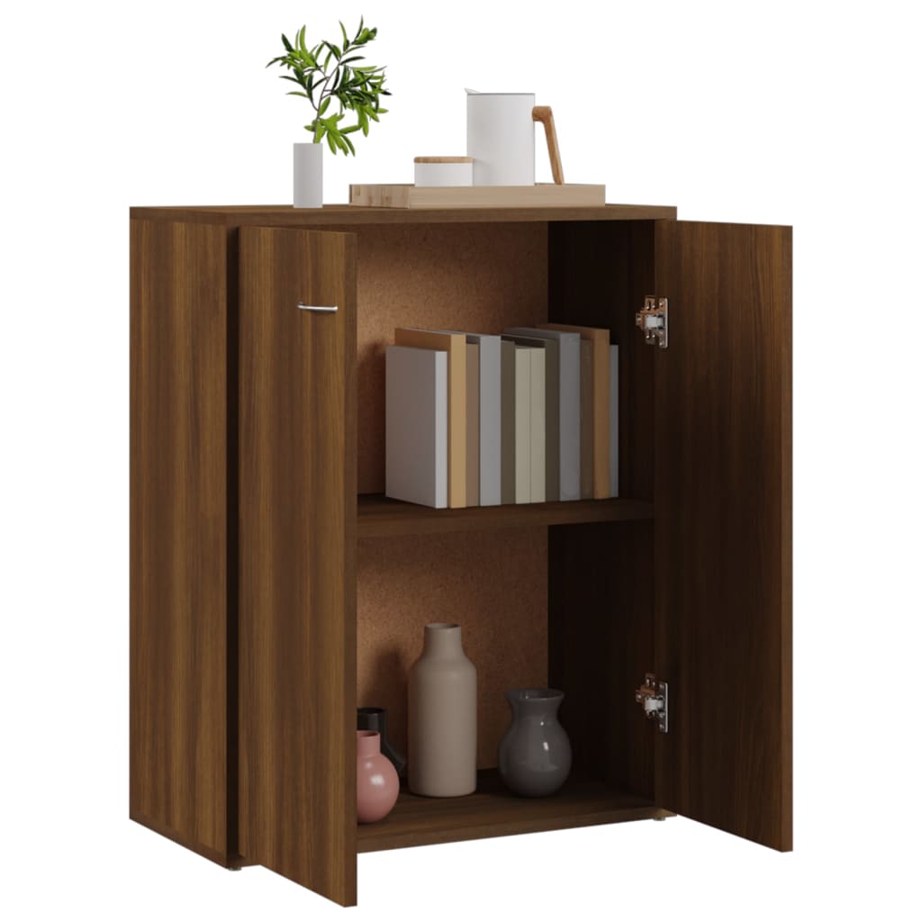 Buffet Chêne marron 60x30x75 cm Bois d'ingénierie - XIOS