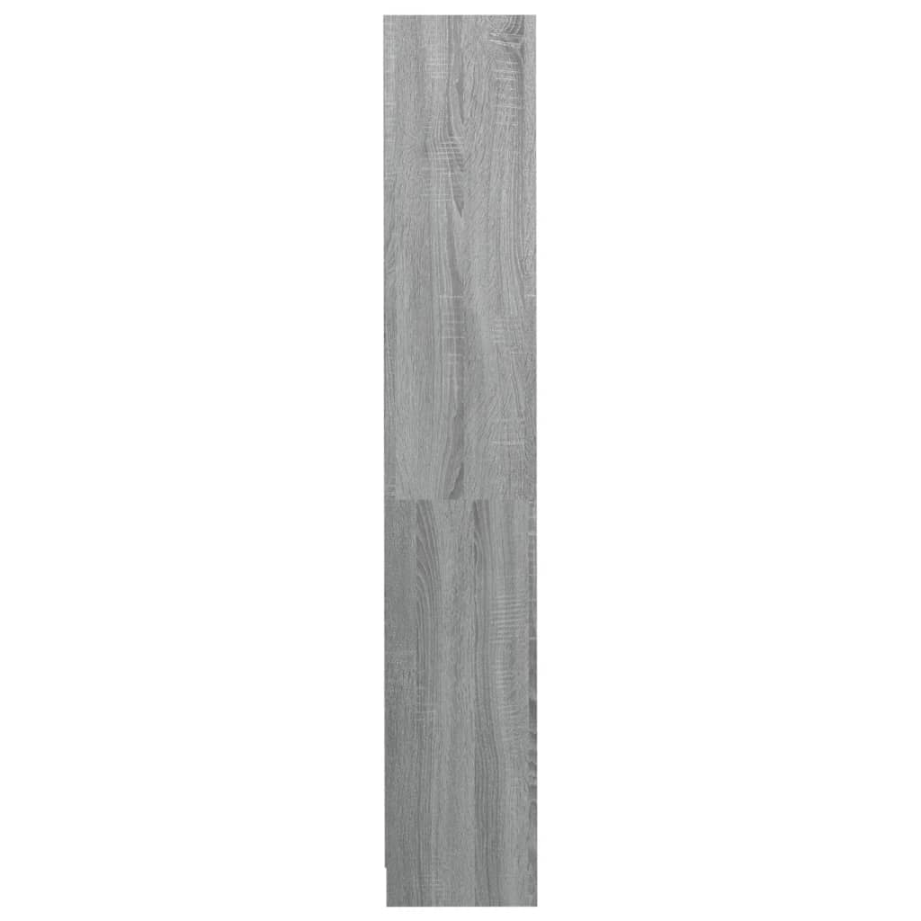 Bibliothèque 4 niveaux Sonoma gris 80x24x142 cm - XIOS