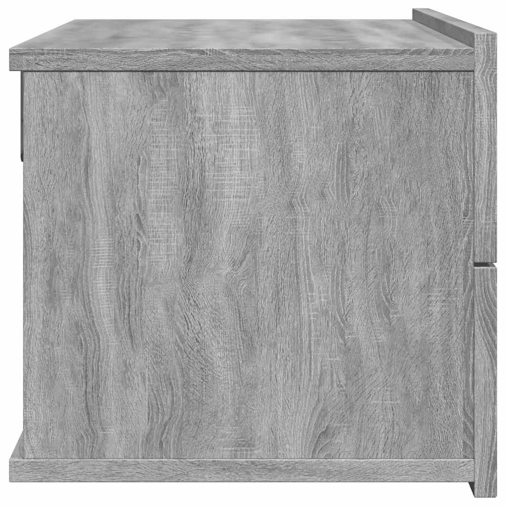 Tables de chevet 2 pcs Sonoma gris 40x30x30cm Bois d'ingénierie - XIOS