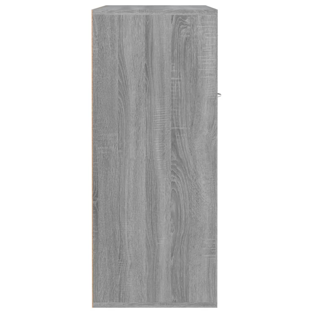 Armoire à chaussures Sonoma gris 60x35x84 cm Bois d'ingénierie - XIOS