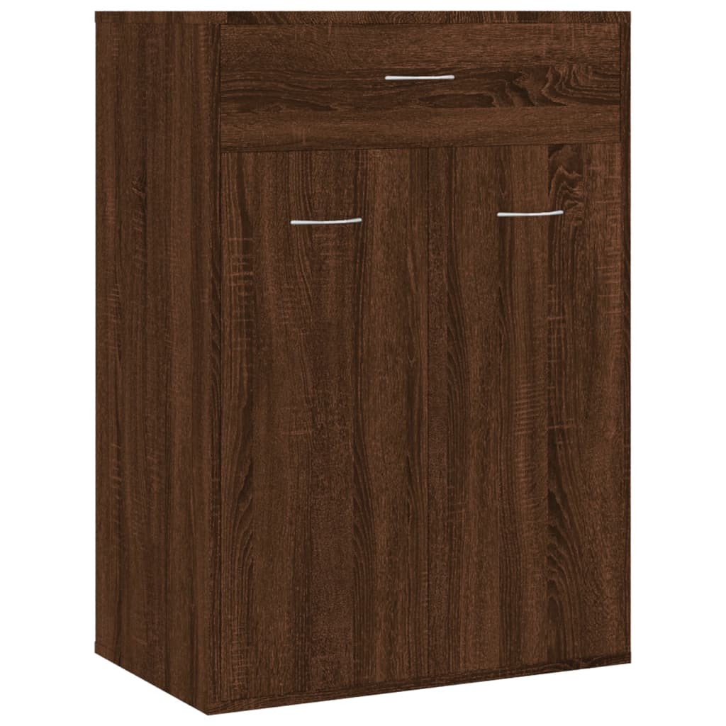 Armoire à chaussures Chêne marron 60x35x84 cm Bois d'ingénierie - XIOS