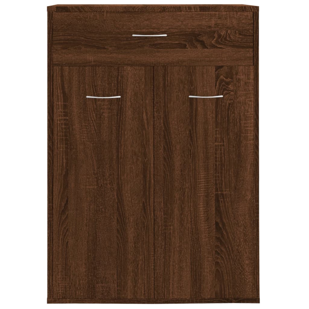 Armoire à chaussures Chêne marron 60x35x84 cm Bois d'ingénierie - XIOS