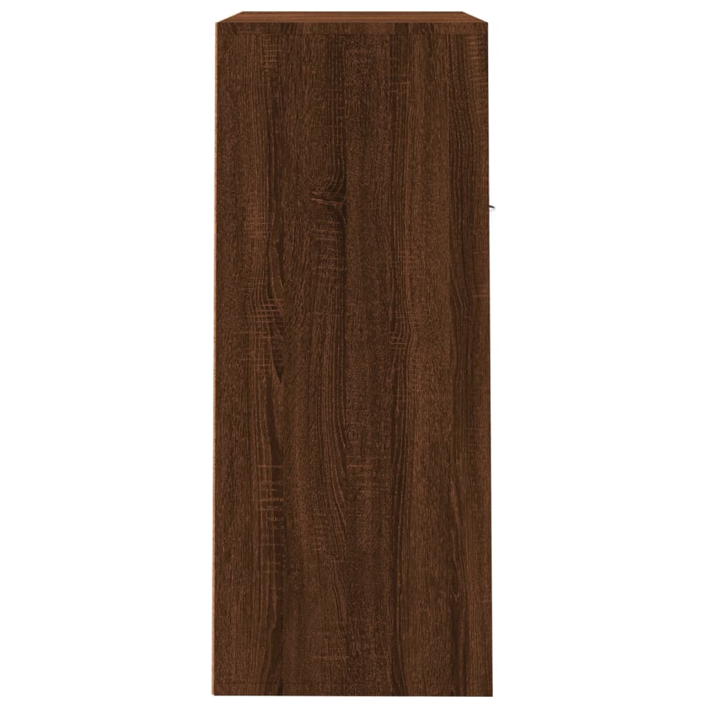 Armoire à chaussures Chêne marron 60x35x84 cm Bois d'ingénierie - XIOS