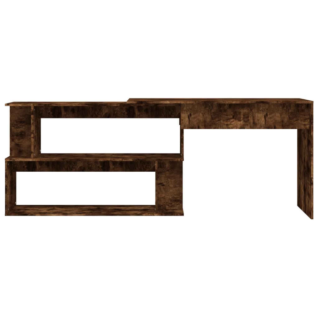 Bureau d'angle Chêne fumé 200x50x76 cm Bois d'ingénierie - XIOS