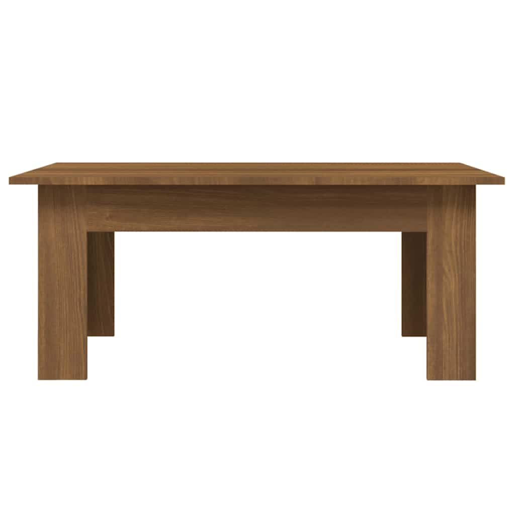 Table basse Chêne marron 100x60x42 cm Bois d'ingénierie - XIOS