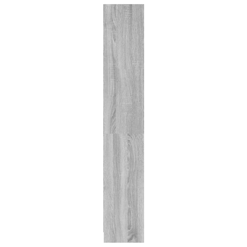 Bibliothèque 4 niveaux Sonoma gris 60x24x142 cm - XIOS