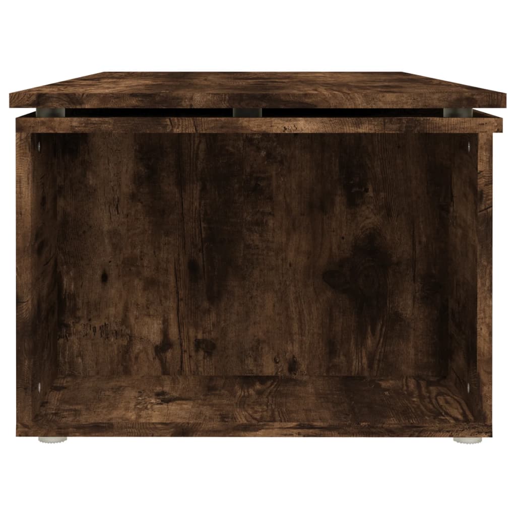 Table basse Chêne fumé 150x50x35 cm Bois d'ingénierie - XIOS