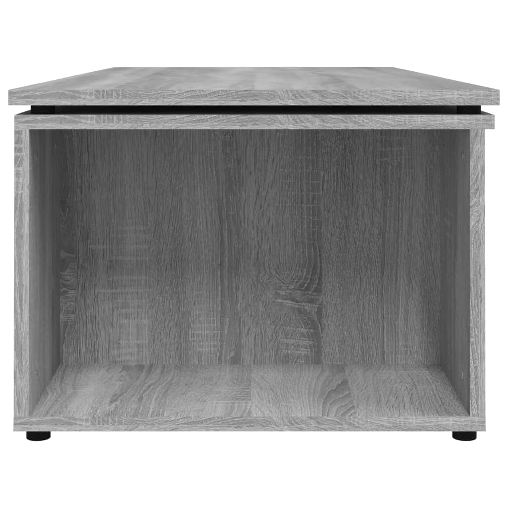 Table basse Sonoma gris 150x50x35 cm Bois d'ingénierie - XIOS