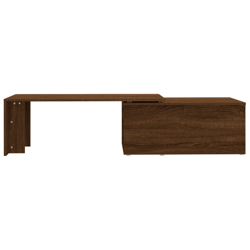 Table basse Chêne marron 150x50x35 cm Bois d'ingénierie - XIOS