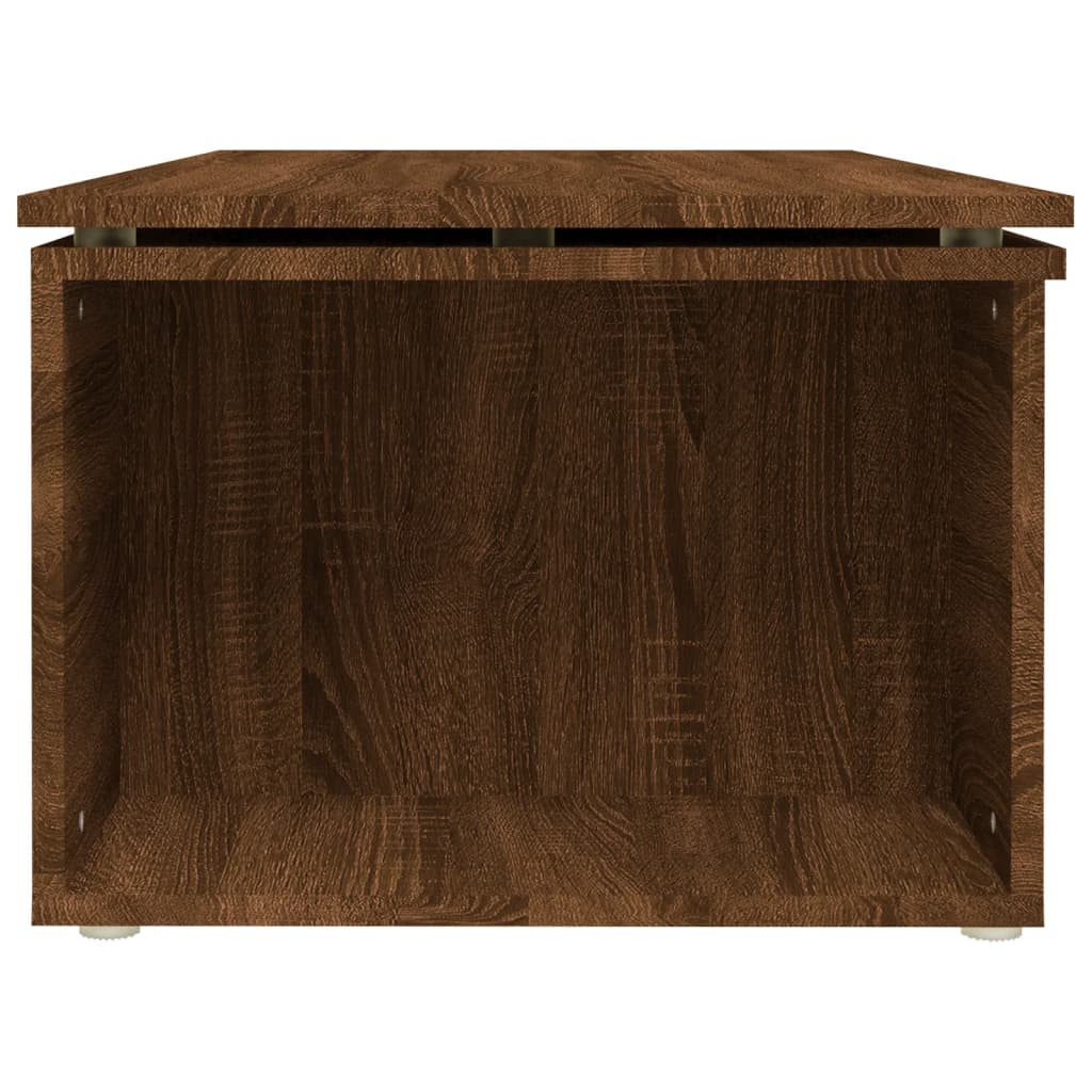 Table basse Chêne marron 150x50x35 cm Bois d'ingénierie - XIOS