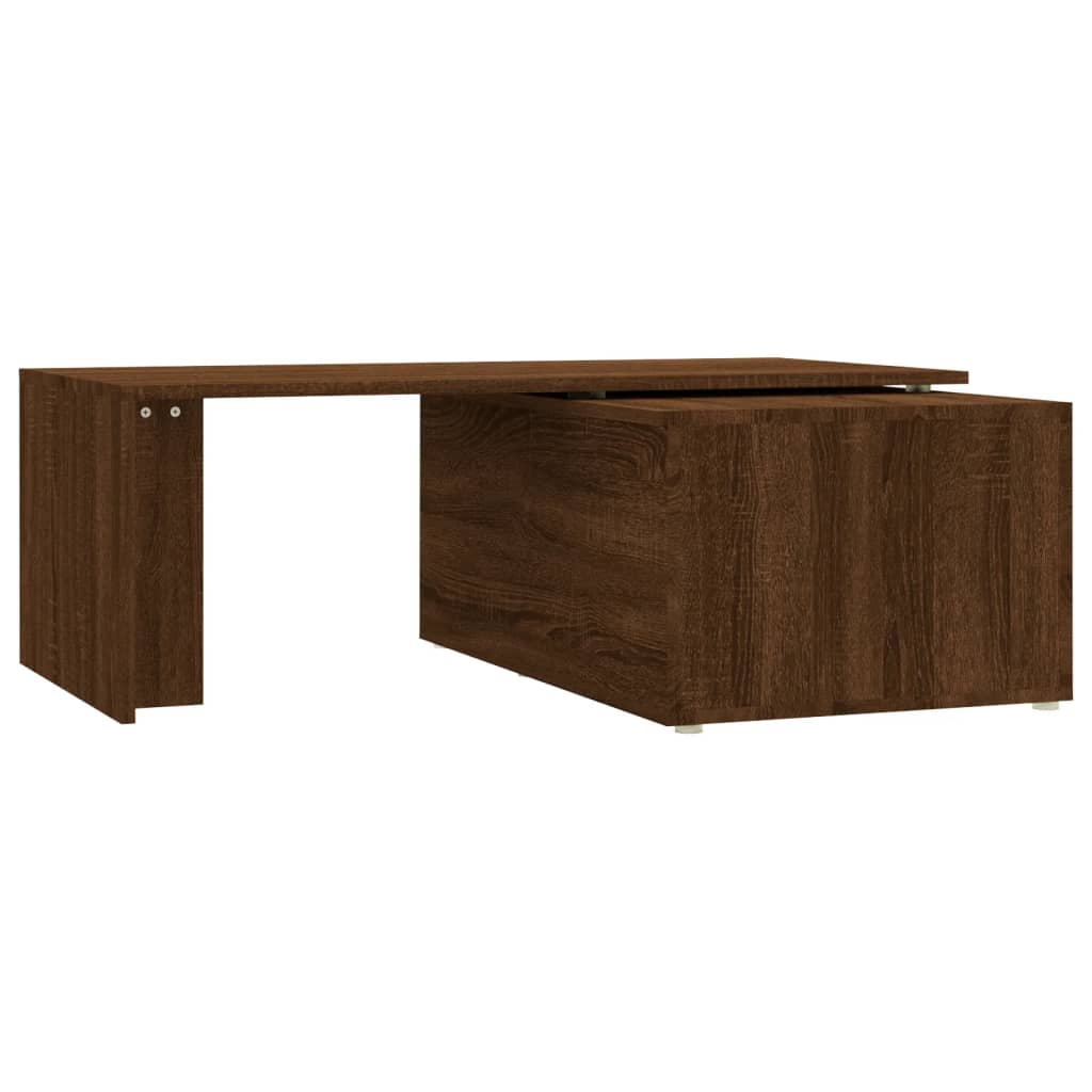 Table basse Chêne marron 150x50x35 cm Bois d'ingénierie - XIOS