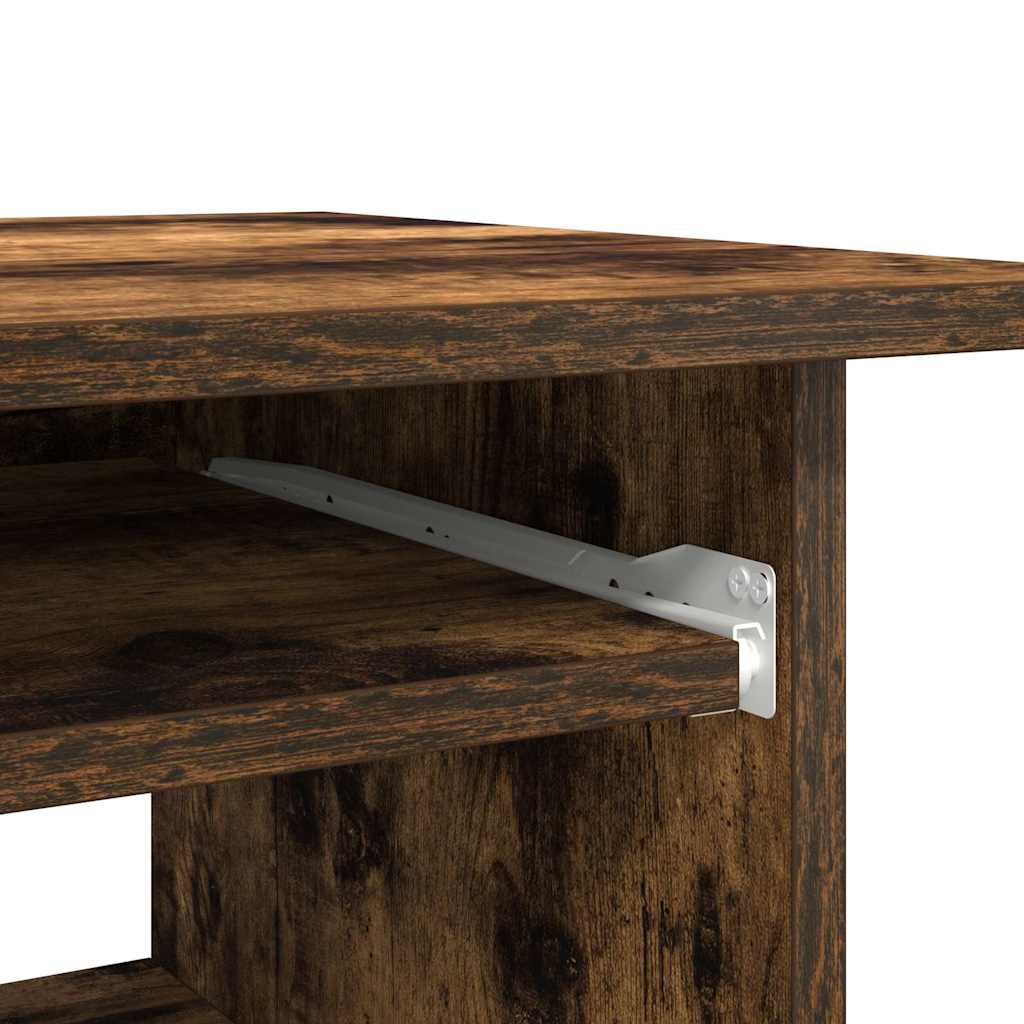 Bureau Chêne fumé 80x45x74 cm Bois d'ingénierie - XIOS