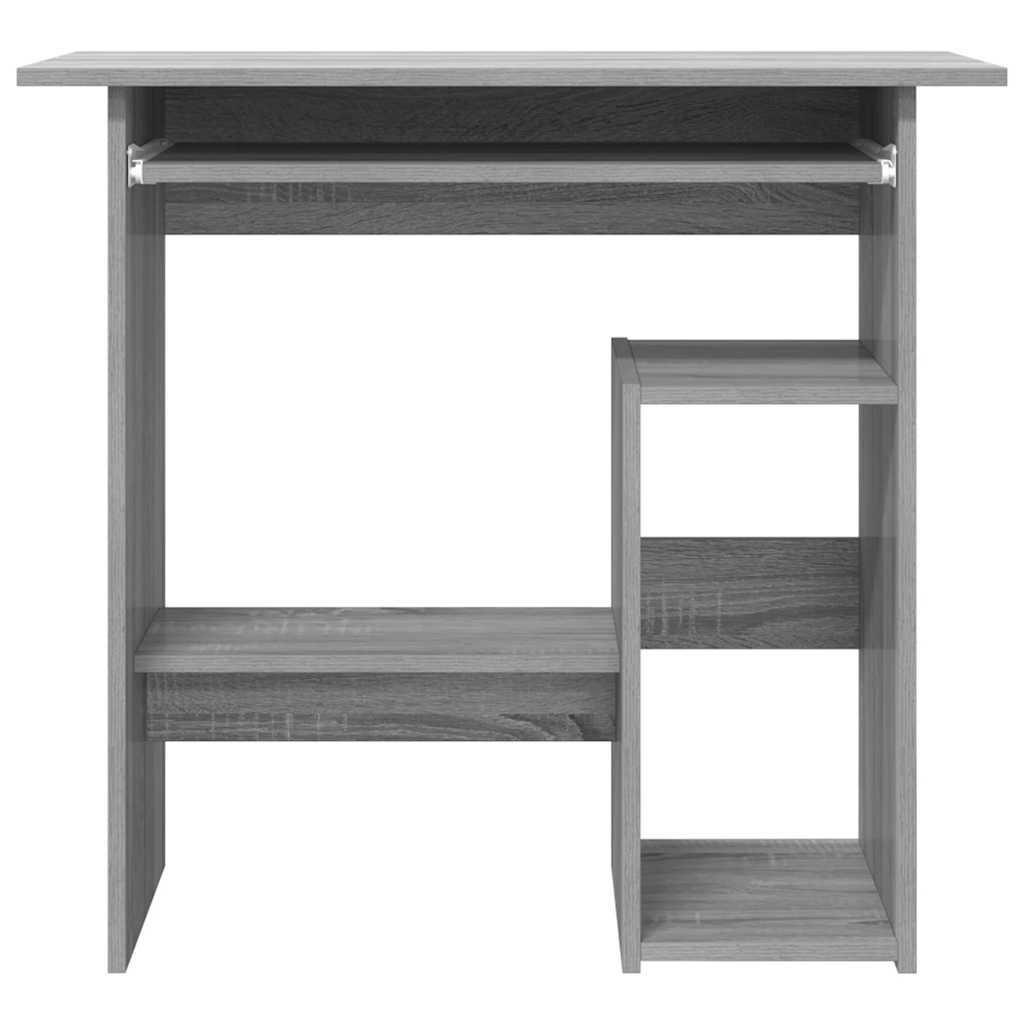 Bureau Sonoma gris 80x45x74 cm Bois d'ingénierie - XIOS