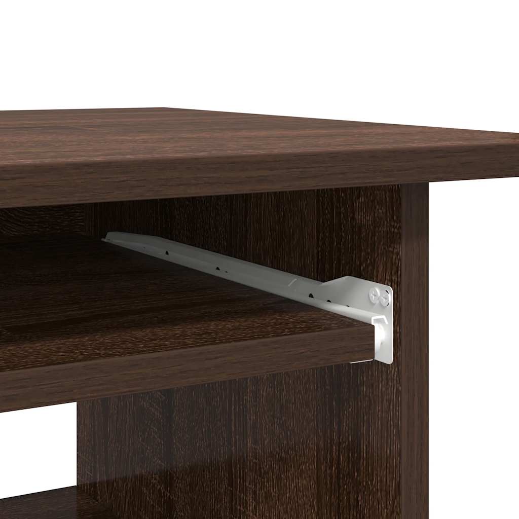 Bureau Chêne marron 80x45x74 cm Bois d'ingénierie - XIOS
