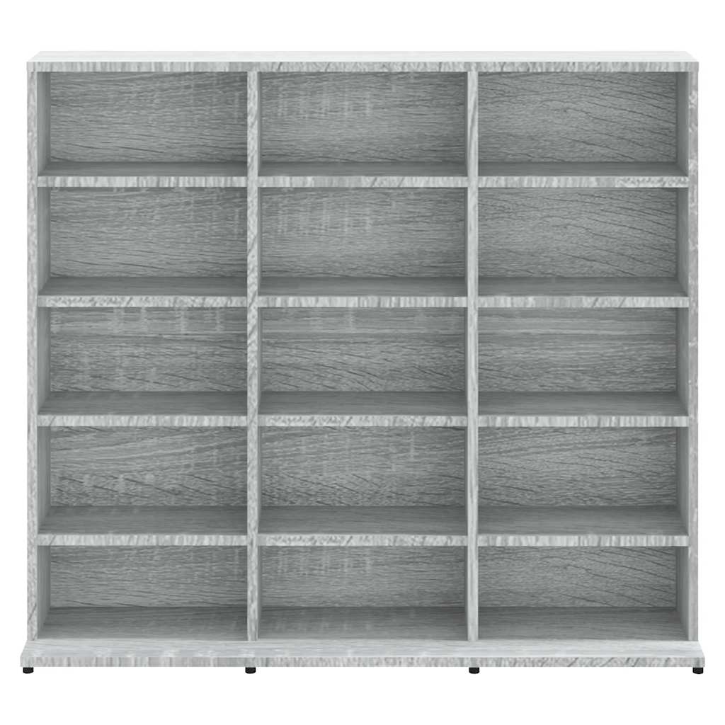 Armoire à CD Sonoma gris 100x23x89,5 cm Bois d'ingénierie - XIOS