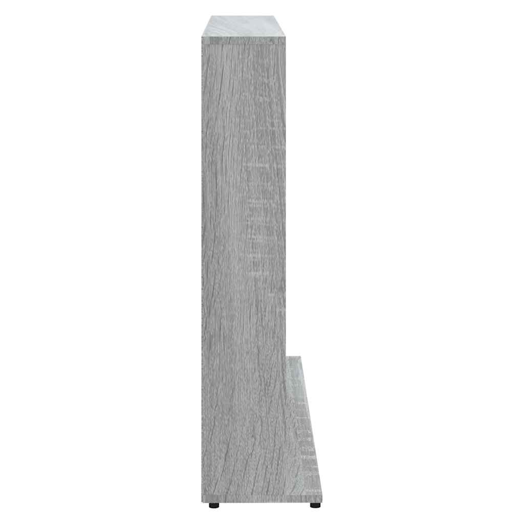 Armoire à CD Sonoma gris 100x23x89,5 cm Bois d'ingénierie - XIOS