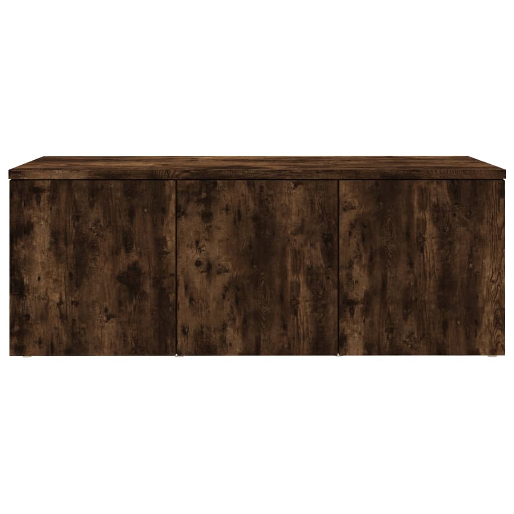 Meuble TV Chêne fumé 80x34x30 cm Bois d'ingénierie - XIOS