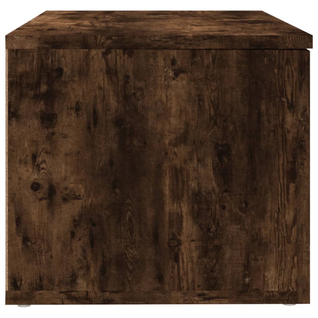 Meuble TV Chêne fumé 80x34x30 cm Bois d'ingénierie - XIOS