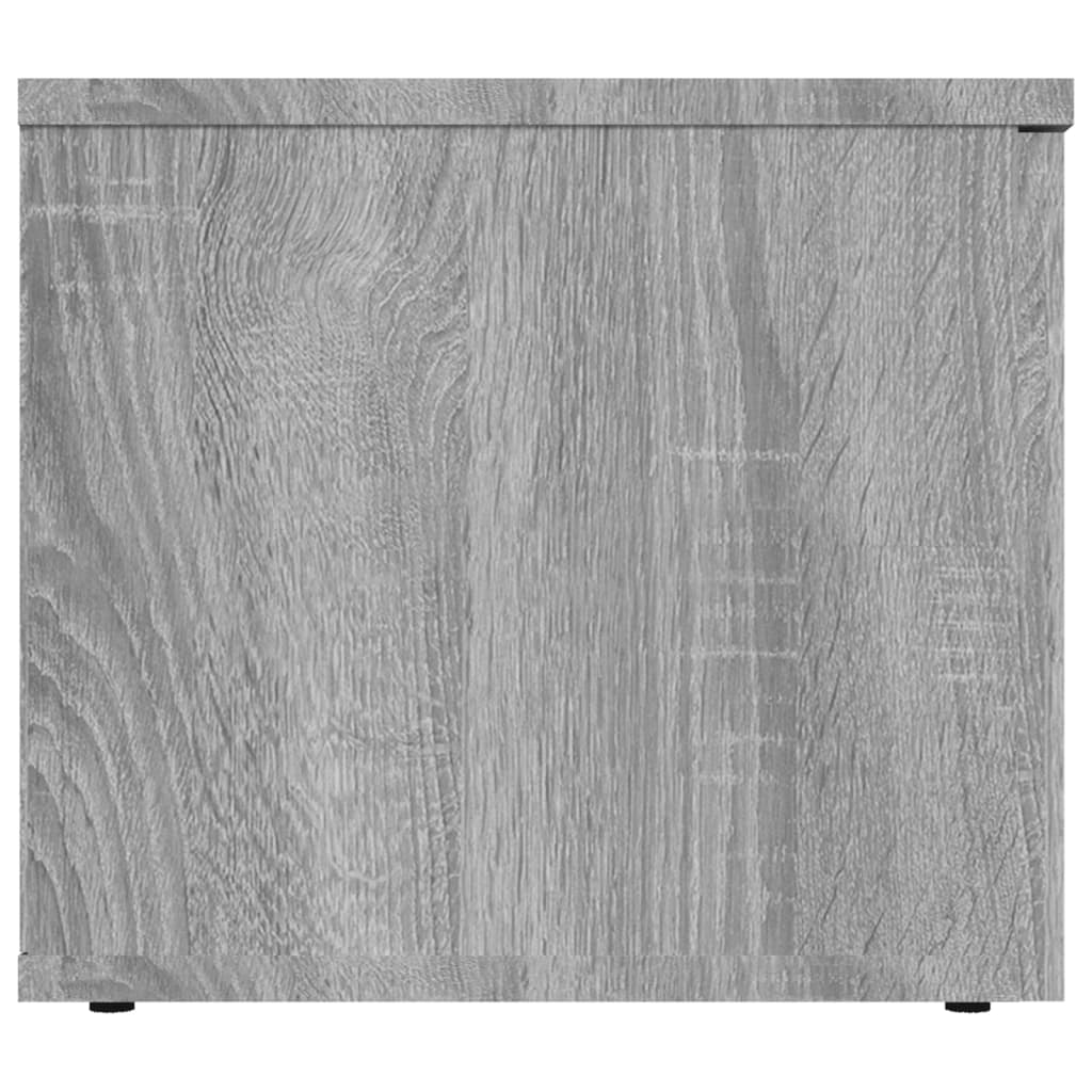 Meuble TV Sonoma gris 80x34x30 cm Bois d'ingénierie - XIOS