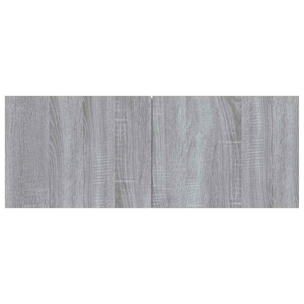 Meuble TV sonoma gris 80x30x30 cm bois d'ingénierie - XIOS