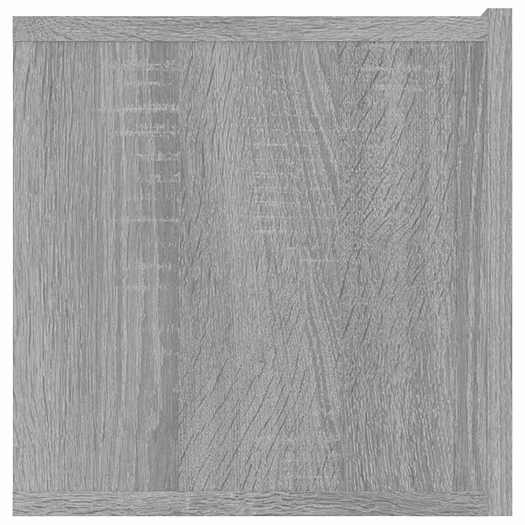 Meuble TV sonoma gris 80x30x30 cm bois d'ingénierie - XIOS