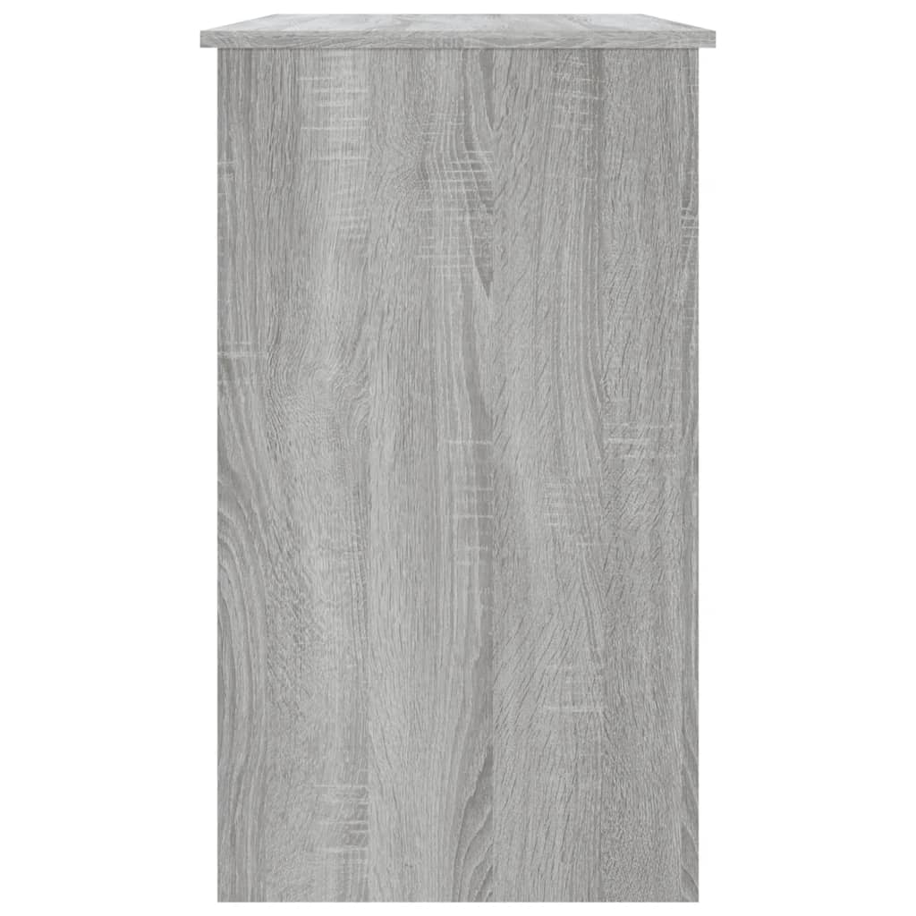 Bureau Sonoma gris 90x45x76 cm Bois d'ingénierie Bureaux vidaXL   