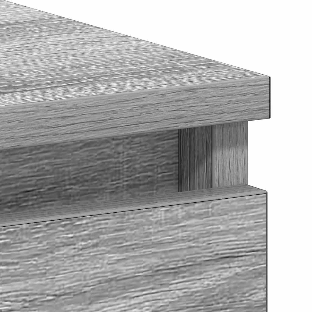 Bureau Sonoma gris 90x45x76 cm Bois d'ingénierie - XIOS