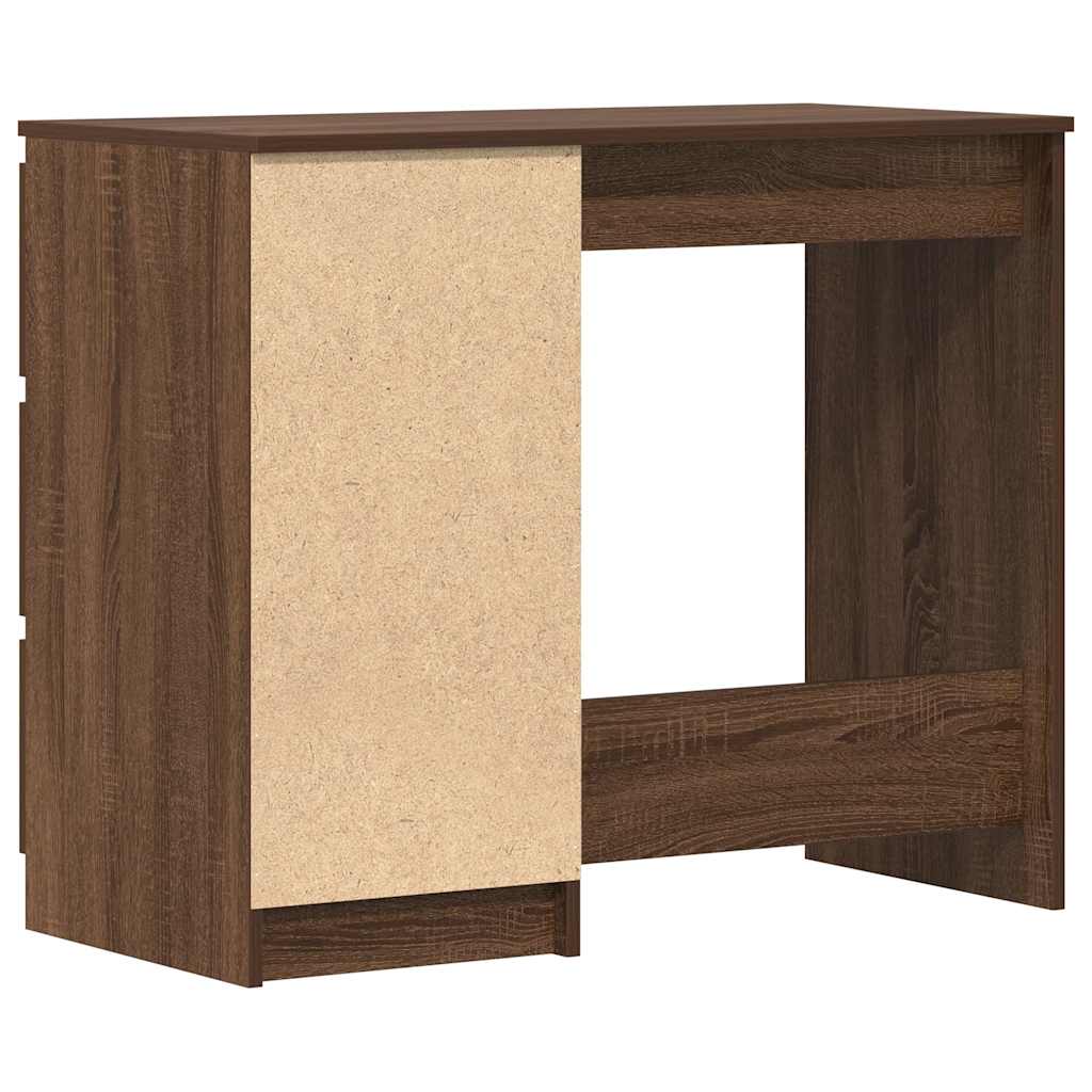 Bureau Chêne marron 90x45x76 cm Bois d'ingénierie - XIOS