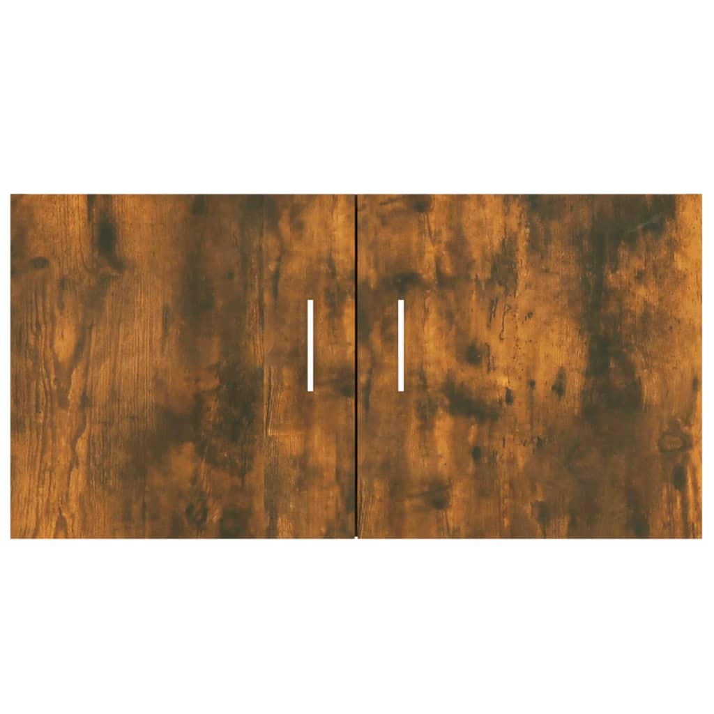 Armoire murale Chêne fumé 80x39x40 cm Bois d'ingénierie - XIOS