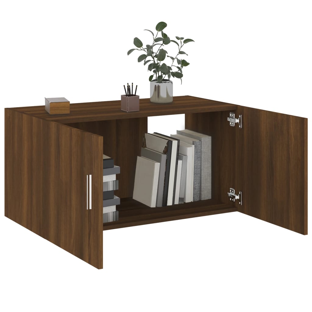 Armoire murale Chêne marron 80x39x40 cm Bois d'ingénierie - XIOS