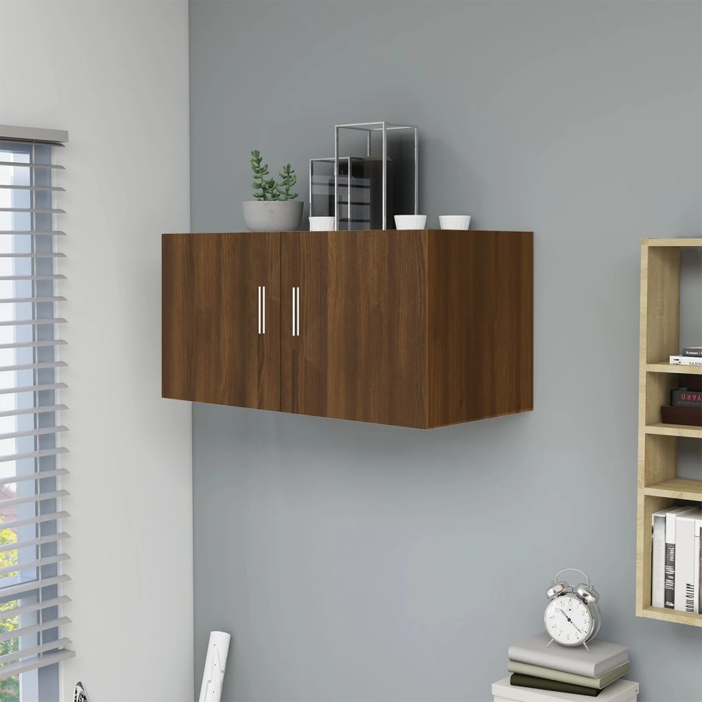 Armoire murale Chêne marron 80x39x40 cm Bois d'ingénierie - XIOS