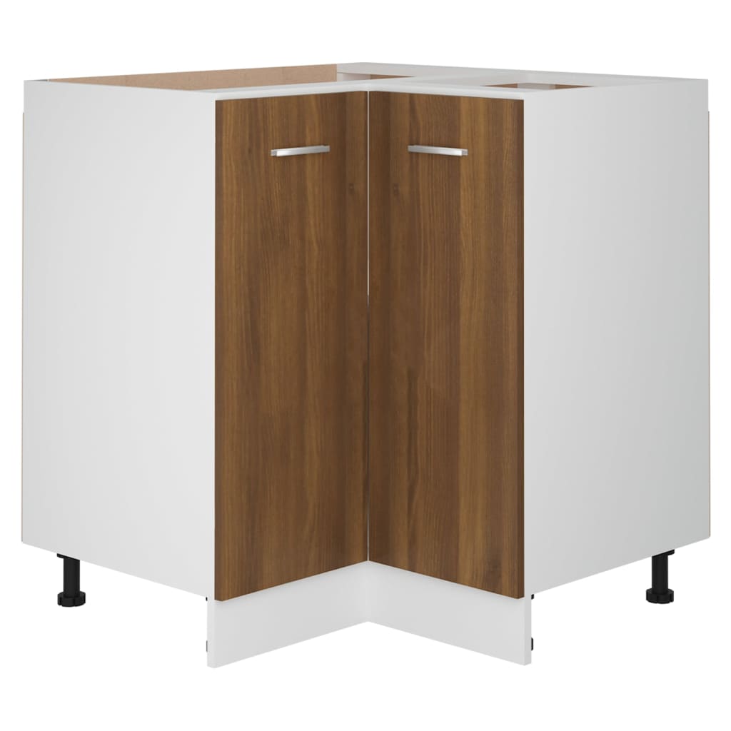 Armoire de cuisine "Lyon" chêne marron bois d'ingénierie Meubles de cuisine vidaXL