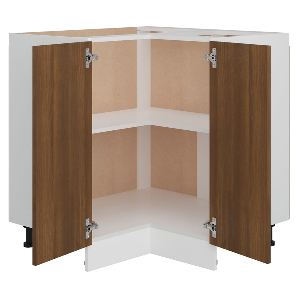 Armoire de cuisine "Lyon" chêne marron bois d'ingénierie Meubles de cuisine vidaXL