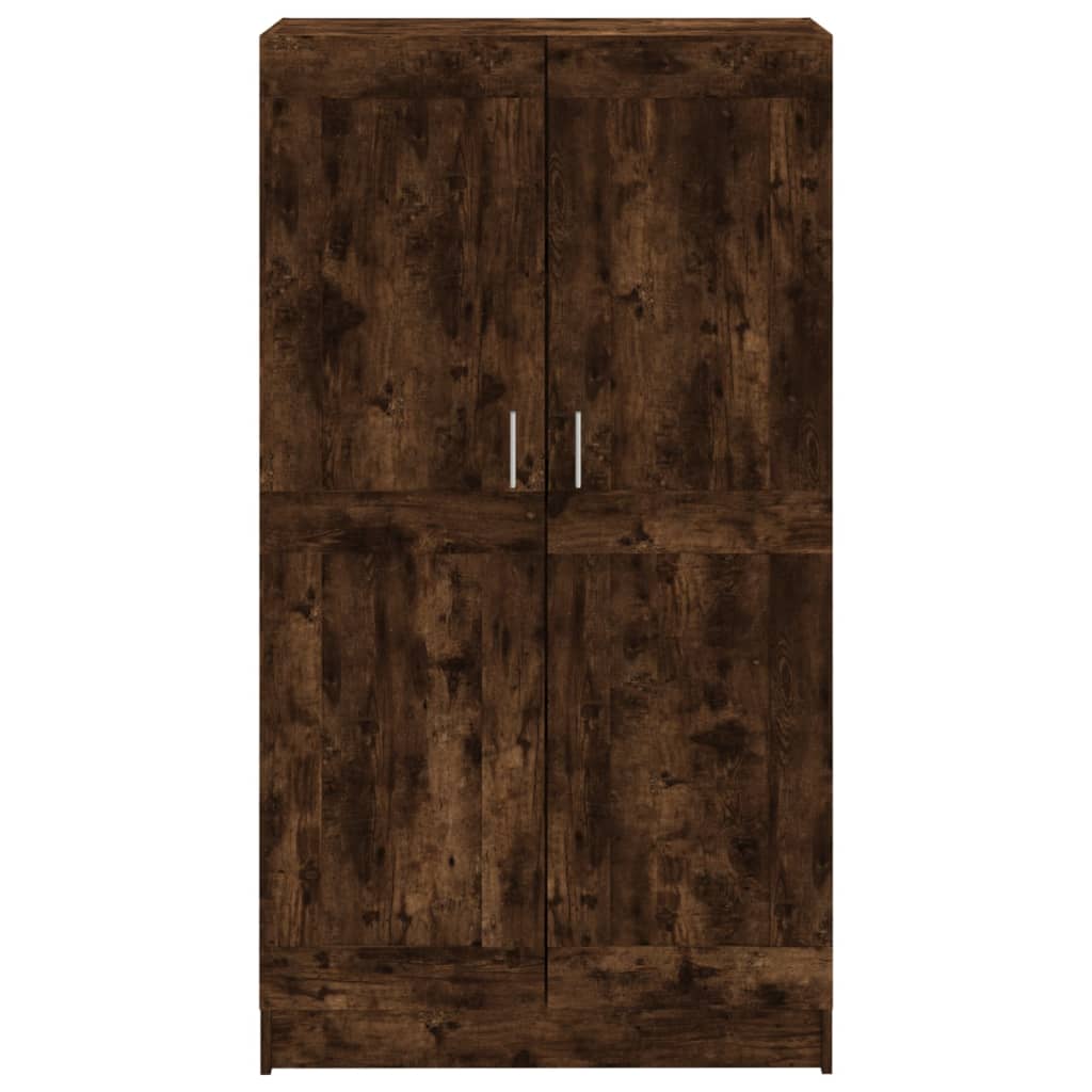 Bibliothèque Chêne fumé 82,5x30,5x150 cm Bois d'ingénierie - XIOS