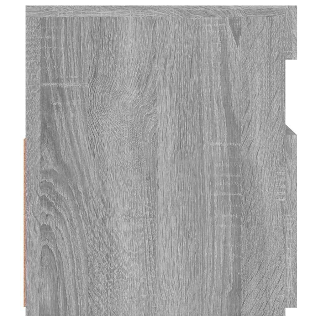 Meuble TV avec lumières LED Sonoma gris 90x35x40 cm Meubles TV vidaXL   