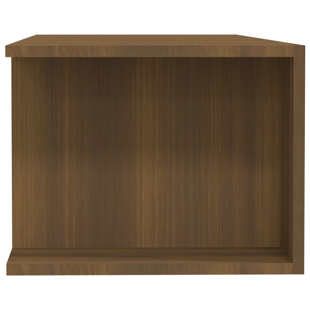 Meuble TV avec lumières LED chêne marron 135x39x30 cm - XIOS