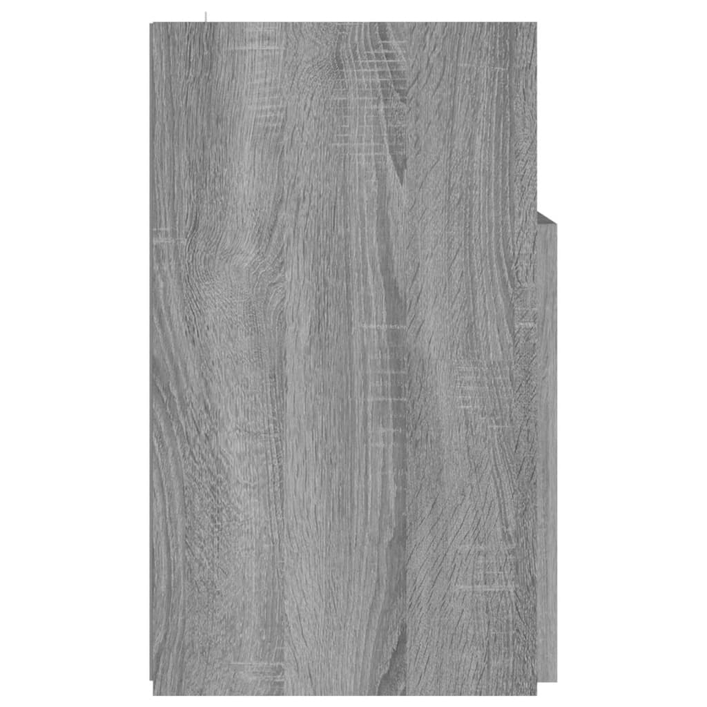 Meuble TV avec lumières LED Sonoma gris 120x30x50 cm Meubles TV vidaXL   