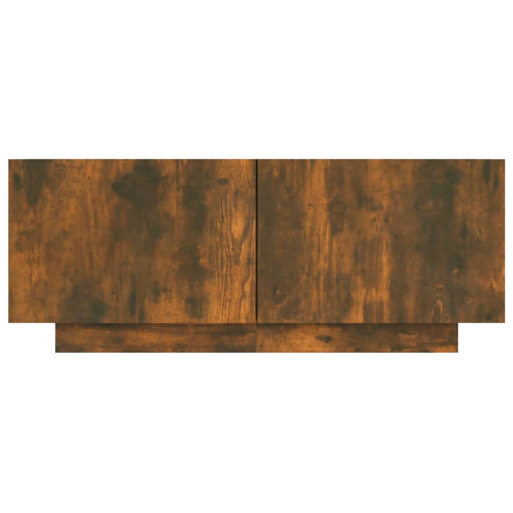 Meuble TV Chêne fumé 100x35x40 cm Bois d'ingénierie Meubles TV vidaXL   