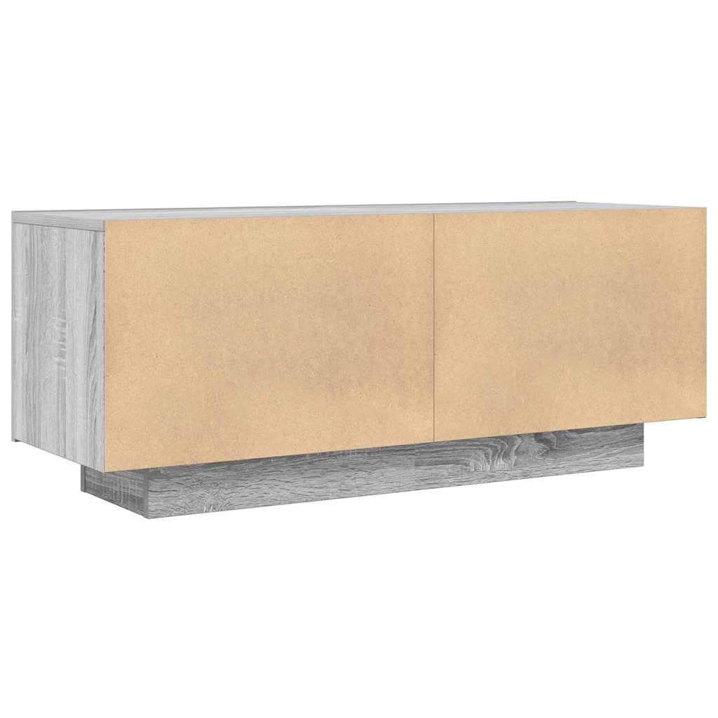 Meuble TV Sonoma gris 100x35x40 cm Bois d'ingénierie - XIOS