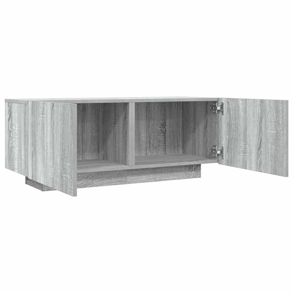 Meuble TV Sonoma gris 100x35x40 cm Bois d'ingénierie - XIOS