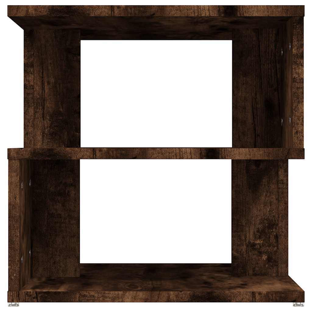 Table d'appoint Chêne fumé 40x40x40 cm Bois d'ingénierie - XIOS