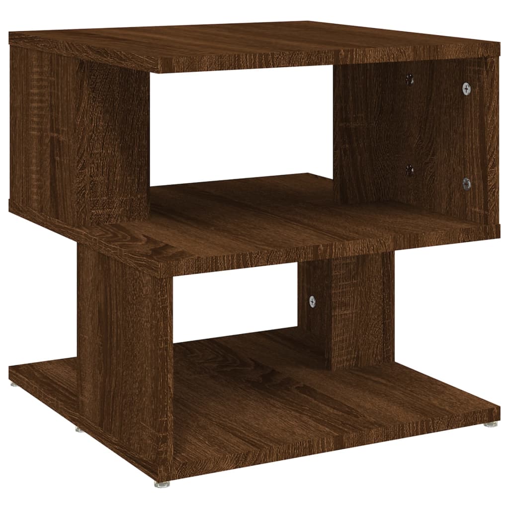 Table d'appoint Chêne marron 40x40x40 cm Bois d'ingénierie - XIOS