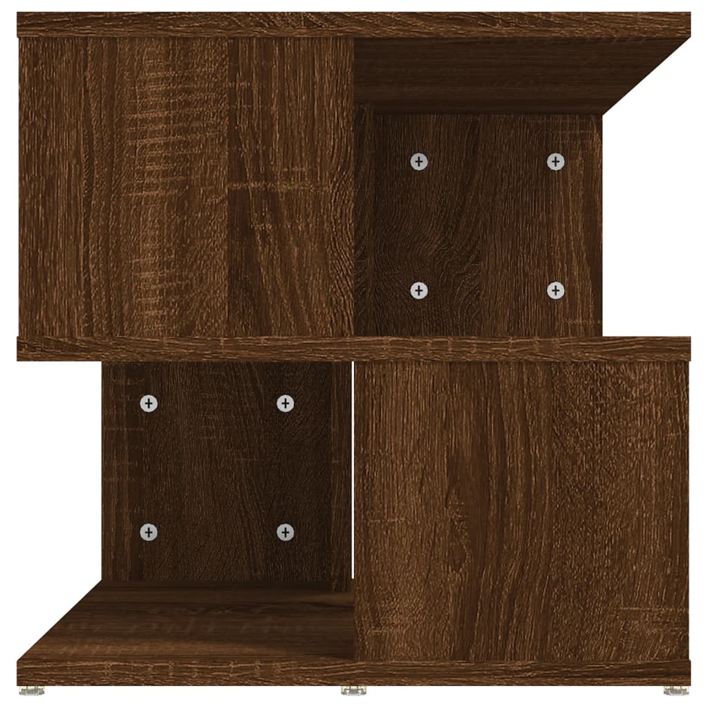 Table d'appoint Chêne marron 40x40x40 cm Bois d'ingénierie - XIOS