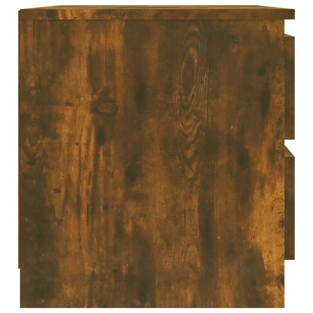 Tables de chevet 2pcs Chêne fumé 50x39x43,5cm Bois d'ingénierie - XIOS